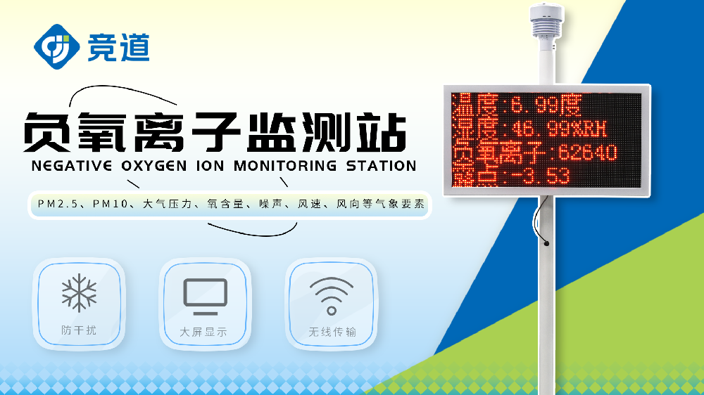 負(fù)氧離子監(jiān)測系統(tǒng)的構(gòu)成以及功能介紹