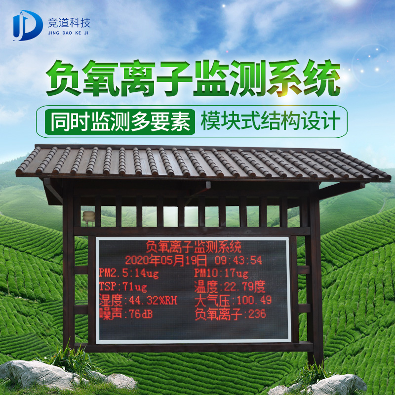 負(fù)氧離子及其監(jiān)測科普來啦，負(fù)氧離子監(jiān)測系統(tǒng)實(shí)時監(jiān)測